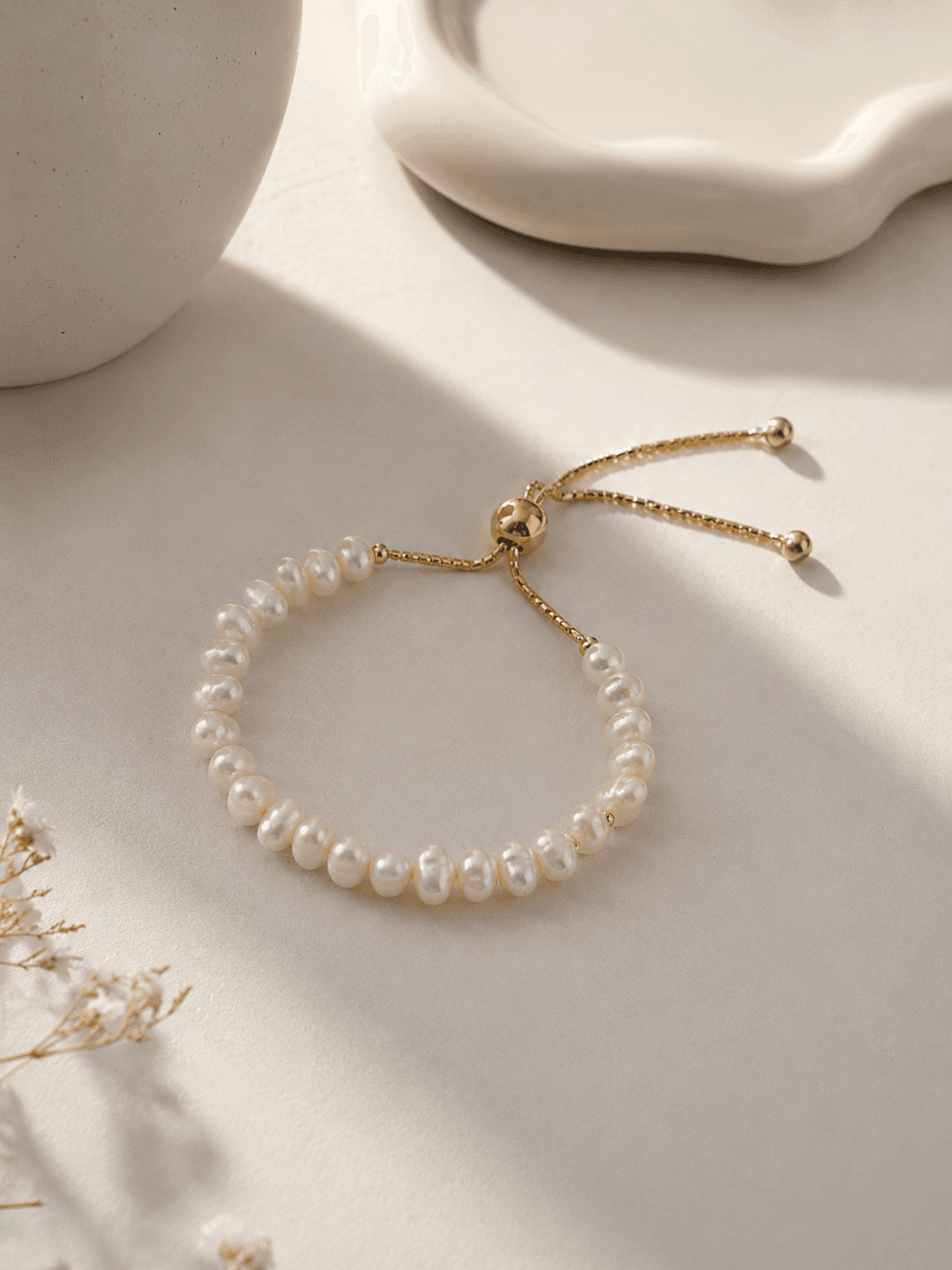 Bracelet en perles naturelles Lolya Perle